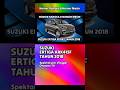 Letak Nomor Rangka Chasis &amp; Nomor Mesin : Suzuki Ertiga Sport Tahun 2018