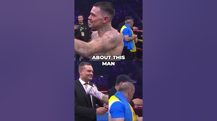 LOMANCHENKO Dedicates Win To His Father 😢