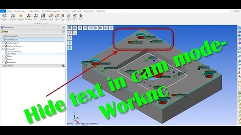 Hide text in cam mode-Tips & Tricks#worknc