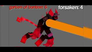 Garten of banban vs forsaken (UPDATED AGAIN BUT STILL NO SOUNDS) | sticknodes 