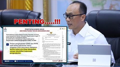 Penetapan NIP CPNS dan PPPK