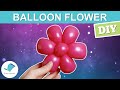 How to make a 6 petal balloon flower