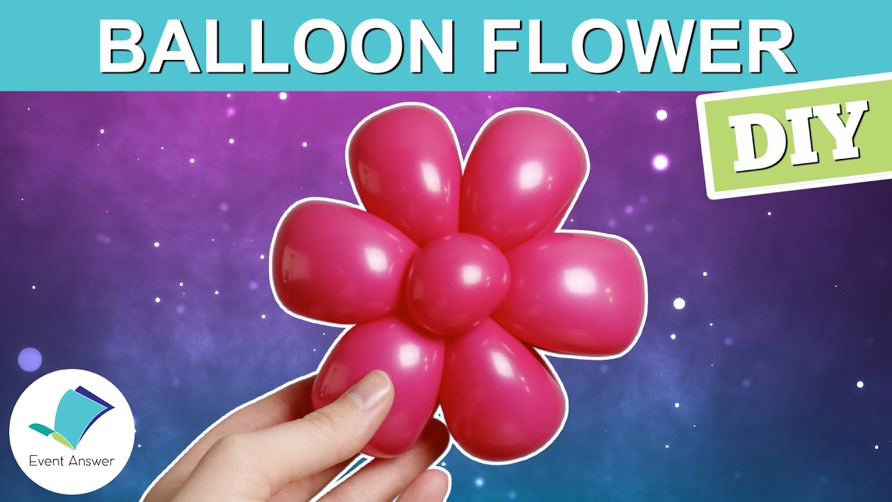 How to Make a Balloon Flower 