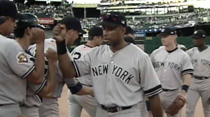2001 ALDS Gm4: Mendoza K's Gant, Yankees even series