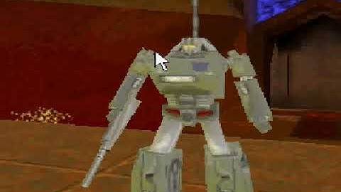 Quake 2 player models - Bruticus, Shockwave and Brawl - testing the animations in sequence (1997)