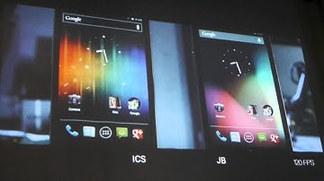 Galaxy Nexus : Android 4.1 Jelly Bean vs Android 4.0 ICS