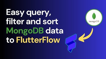 Easy query, filter and sort data from MongoDb to FlutterFlow