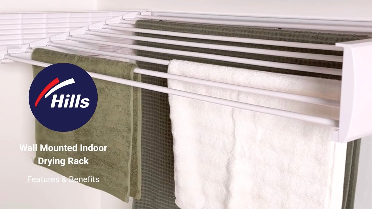 Hills Wall Mounted Indoor Drying Rack - Features & Benefits