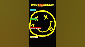 Are you a TRUE Nirvana Fan?? 🤔🎸