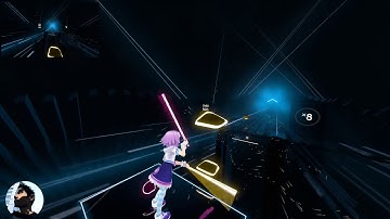 Beat Saber - Reason for Living (HP VR1000 WRM, CameraPlus, CustomAvatar, Kinect FBT)