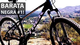 Primeros Saltos y Downhill en una Bicicleta Para Principiantes! Barata Negra #1!