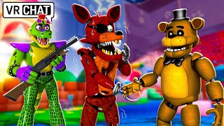 Golden Freddy Meets Monty and Foxy in VRChat