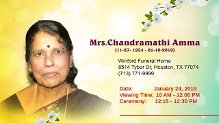 Mrs. Chandramathi Amma 1