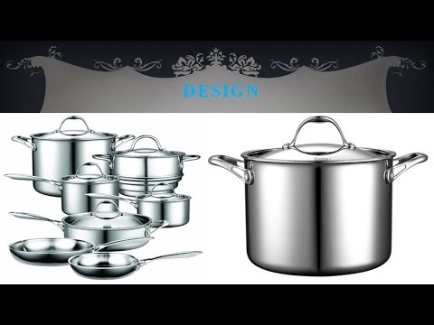 Cooks Standard NC 00232 12 Piece Multi Ply Clad Stainless Steel
