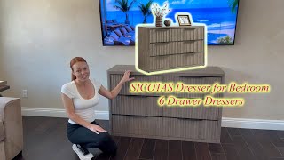 Honie Review/SICOTAS 6-Drawer Dresser – Modern Storage with Style & Versatility! 🏡✨
