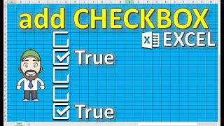 Add CHECKBOX to EXCEL - and Format it