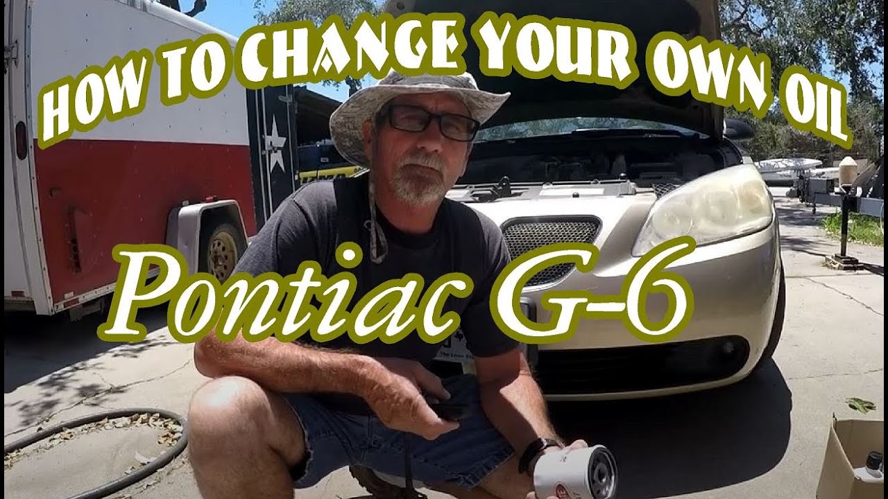 Oil Change 06070809 Pontiac G6 and reset oil life light YouTube