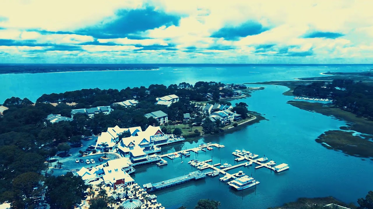 Shelter Cove Marina, Sea Pines, and the south end of HHI. YouTube