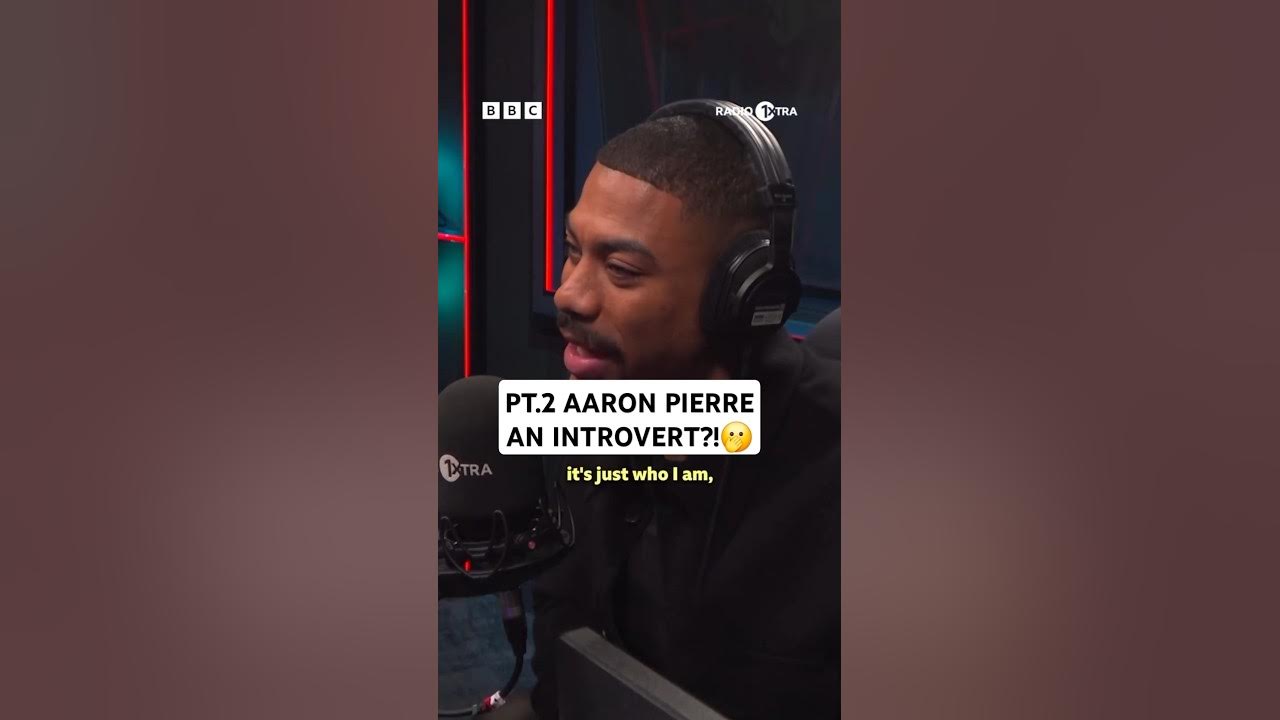 PT.2 AARON PIERRE, AN INTROVERT?!🧐 #aaronpierre #BBC #news #radio #