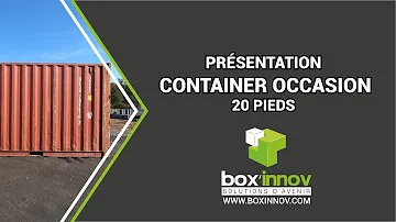 Quel est le prix d'un container neuf 20 FTS ?