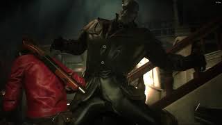stunlock Mr. X with a flashbang+knife