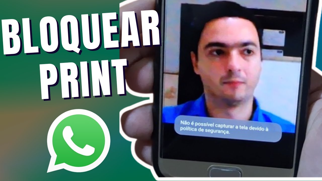 BLOQUEAR PRINT da FOTO de PERFIL no WhatsApp - YouTube