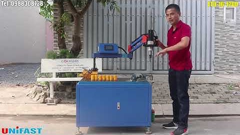 MÁY TA RÔ CẦN SERVO ETU-16-1200 TA RÔ TỪ M3 M16 HIỆU UNIFAST CHUYÊN TARO LỖ CẢ PHƯƠNG NGANG VÀ ĐỨNG