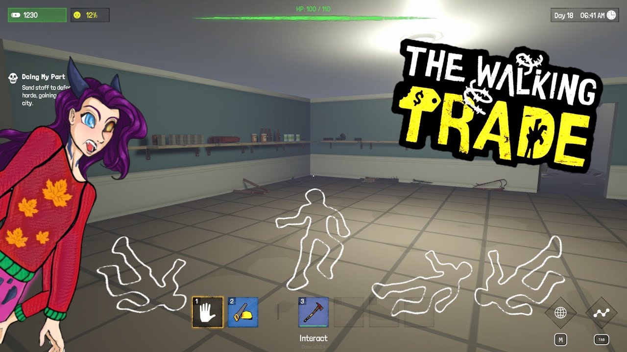 В моём магазине продолжают умирать люди! | Ходячая торговля [4] [Демо]