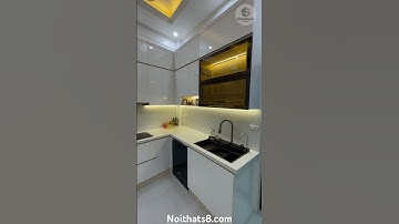 Thi công nội thất tủ bếp gỗ nhựa picomat cánh Acrylic sang trọng đẳng cấp #thicongnoithat #noithats8