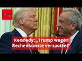 Kennedy stellt falsche Rechnung auf, Trump sagt: „Richtig“