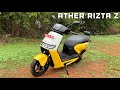 New ather  rizta z  family electric scooter with auto hold  skid control feature   dsd cars