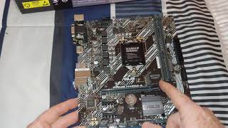 Unboxing and overview of Asus Prime H410m A mATX motherboard for 10th gen Intel CPU's