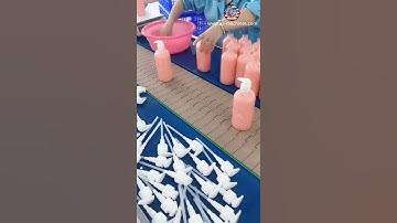 Face cream hand cream bottle filling machine with automatic pump cap capping line