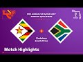 Zimbabwe v south africa  fifa world cup qatar 2022 qualifier  match highlights