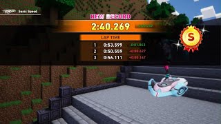 Sonic Racing: CrossWorlds Minecraft World 2:40.269 (Sonic Speed)
