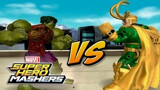Marvel Super Hero Mashers Hulk vs Loki Fight | Mix+Smash iPad Game App screenshot 4