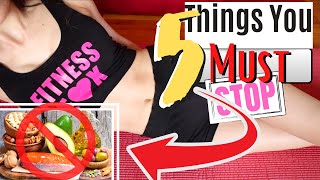 STOP EATING These 5 THINGS to Lose Weight FASTER  *watch this if you are not seeing results*