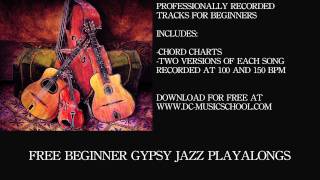 Beginner Gypsy Jazz Playalong - I'll See You In My Dreams chords