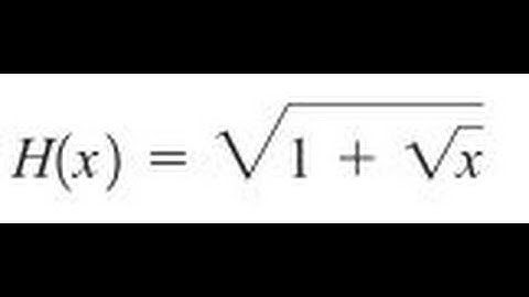 Express the function in the form f of g for  for sqrt(1+sqrt(x))