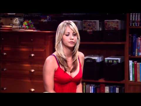 Kaley Cuoco showing sexy cleavage