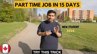 HOW TO GET PART TIME JOB IN CANADA 2024 || RESUME FOR PART TIME JOB IN CANADA || MR PATEL ||