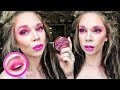 The PINK MAKEUP CHALLENGE! | Grav3yardgirl