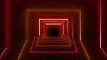 FREE Neon Tunnel Background Loop | Futuristic Intro & Visualizer Motion Graphic (4K)