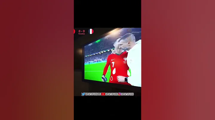 Speed cries on Ronaldo's last euro match #speed #ronaldo #euro2024