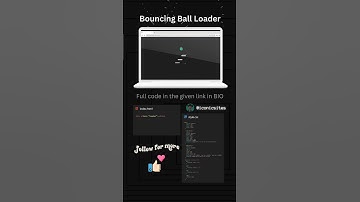 Bouncing ball loader CSS. Source code in bio and comments #html #css #frontend #webdevelopment