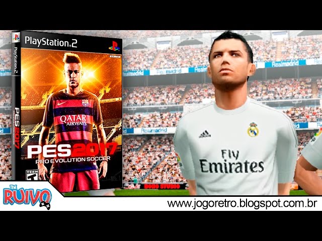 Pro Evolution Soccer 2017 (PES 2017 ATUALIZADO) no Playstation 2 