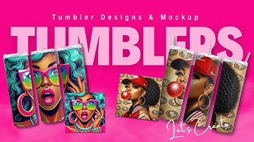 How to Create Stunning Tumbler Designs & Mockups with Canva | Step-by-Step Tutorial