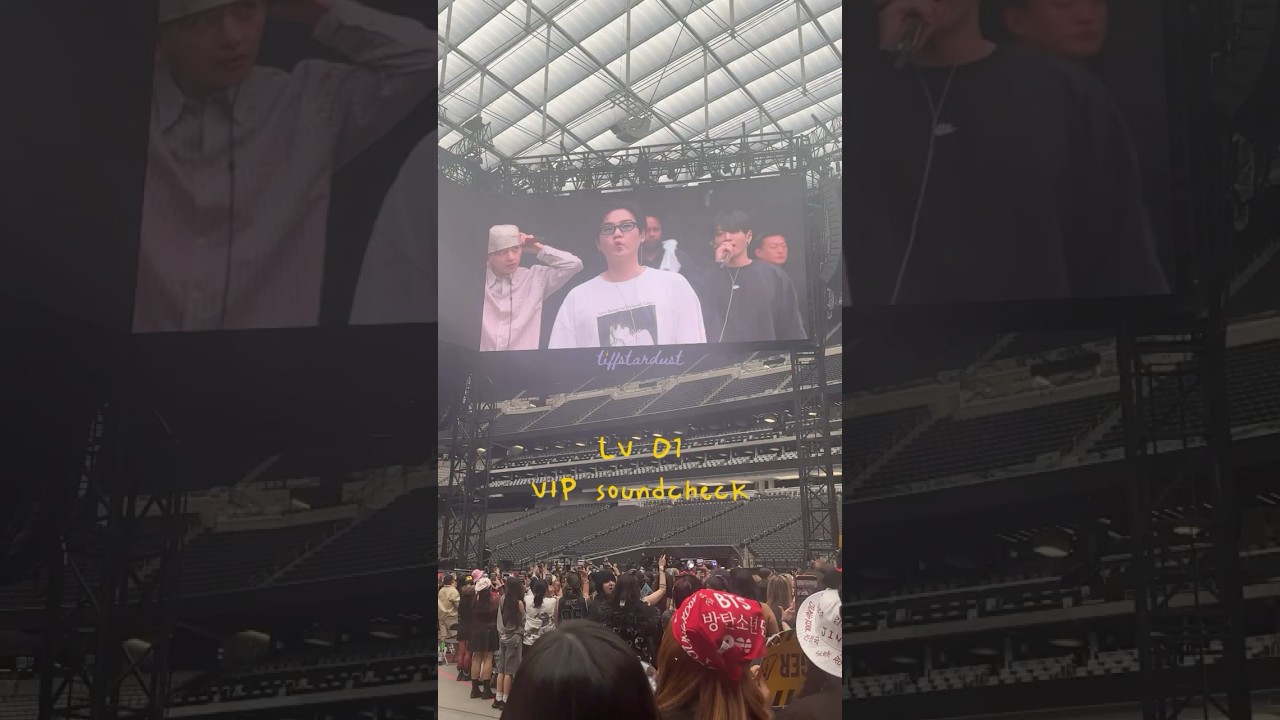 BTS ARIRANG LV D1 soundcheck