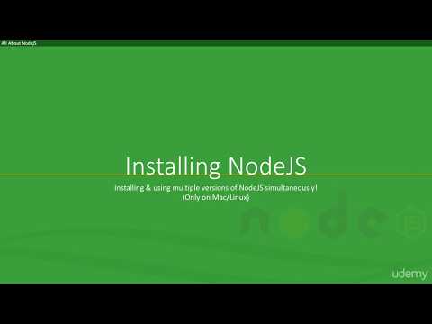 6  How to Install and using multiple versions of Node JS Only on Mac Linux