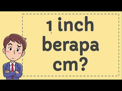 Video: Berapa inci ialah 7 32?